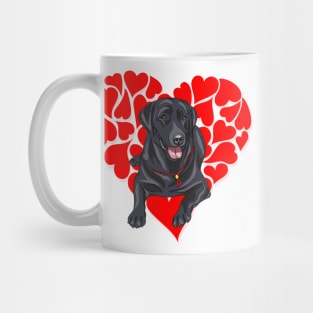 Labrador Queen of Hearts! Especially for Labrador Retriever owners! Mug